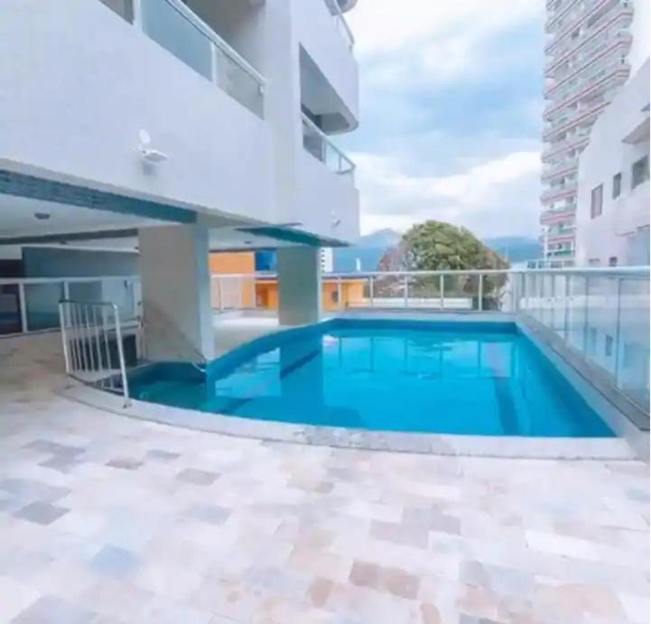 Apto Com Vista Mar E Sacada Gourmet Praia Grande  Eksteriør billede