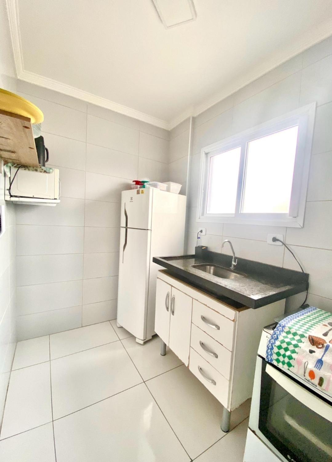 Apto Com Vista Mar E Sacada Gourmet Praia Grande  Eksteriør billede